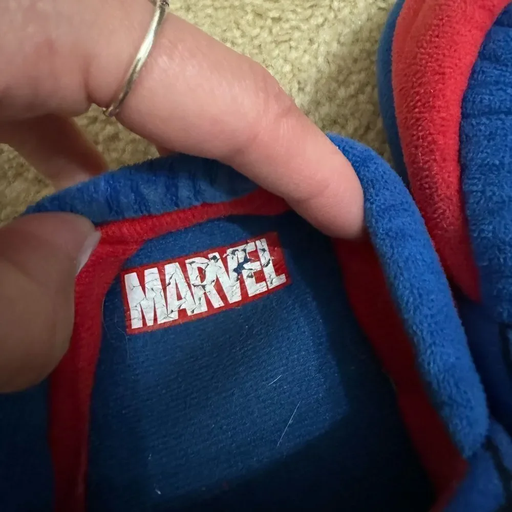 Toddler Marvel Spiderman Slippers 11/12